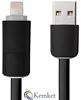 Picture of 2 In 1 Micro USB data cable for iPhone and Android series  wire 1m BLACK-DefaultVariant
