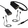 Picture of 3.5mm Stereo Jack Splitter Cable iPod MP3 Player Headphone Speaker Adapter - 3.5mm Male to 2 x Female