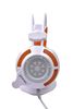 Picture of Gaming Headset - 3.5mm Stereo LED Lighting Over-Ear Gaming Headset with Mic for PC Game With Noise Cancelling and Volume Control - G900 Orange