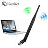 Picture of Kemket WiFi USB Adapter- 300 mbps, 150mbps with antenna / Wireless LAN / USB 2.0 Adaptor / Mini Dongle 802.IIN / SMA connection / works with PC + MAC | for Win 10 / Win 8 / Win 7 / OSx (300 Mbps)