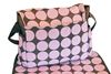 Picture of Large Polka Dots Nappy Diaper Changing Bags Set BROWN/PINK