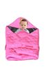Picture of Newborn Baby Kid Super Soft Swaddle Blanket Wrap Hood Sleeping Bag Pink
