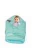 Picture of Newborn Baby Kid Super Soft Swaddle Blanket Wrap Hood Sleeping Bag Blue