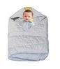 Picture of Newborn Baby Kid Super Soft Swaddle Blanket Wrap Hood Sleeping Bag Grey
