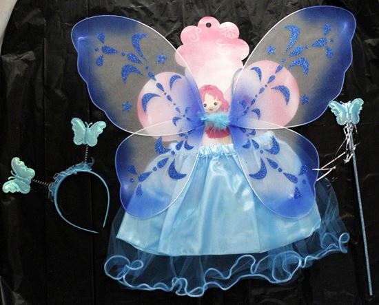 Picture of BUTTERFLY WING 4 PCS WITH SKIRT VIOLET