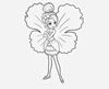 Picture of FAIRY WING 3 PCS WITH STICK AND HAIR BAND WHITE