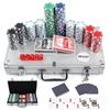 Picture of MultiWare 300 Pcs Poker Chips Sets Casino Game in Aluminium Case With 2 Sets of Playing Cards