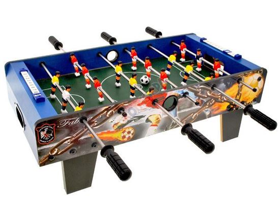 Picture of Football Table Top Game, 6 Rows Fun Table with Legs, Indoor & Outdoor Table Soccer Game Presents for for Kids Teens and Adults.