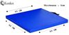 Picture of Kemket Exercise Mat with Handles- Yoga Pilates Exercise Fitness Closed Cell EVA Foam Non Slip Mat 60cm x 60cm x 4cm Blue