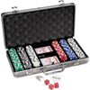 Picture of MultiWare 300 Pcs Poker Chips Sets Casino Game in Aluminium Case With 2 Sets of Playing Cards