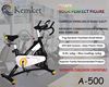 Picture of Kemket A500 Indoor Cycling Exercise Commercial Heavy Frame standards Spin Bike, Direct Belt Driven -(A500-9KG, A600-20 KG FLYWHEEL)