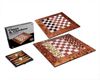 Picture of 3 IN 1 PLASTIC MAGNETIC WOOD PATTERN CHESS & CHECKERS BIG SIZE