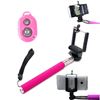 Picture of Selfie Stick Telescopic With Bluetooth Wireless Remote for Smartphone iphone and sumsung pink