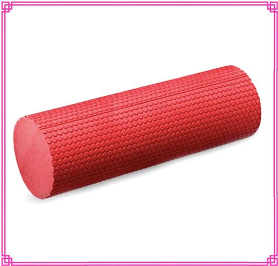 Picture of Yoga EVA Foam Roller 15cmx45cm - Yoga, Pilates, Fitness Routines, Rehabilitation Training, Stretching, Improving Core Muscles, Strength, Posture, Stability, Massage Therapy Red