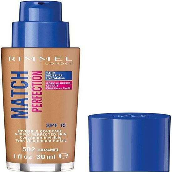 Picture of Rimmel Match Perfection Foundation - Caramel 502