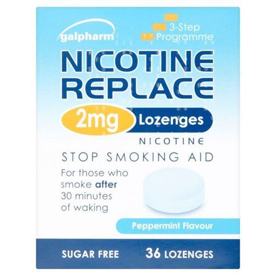Picture of Nicotine Replace 2mg  Lozenges- 36