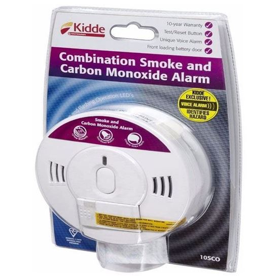 Picture of Carbon Monoxide and Smoke Combination Alarm - Kidde 10SCO