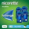 Picture of Nicorette Cools Icy Mint 4mg Nicotine 4 x 20 (80) Lozenges