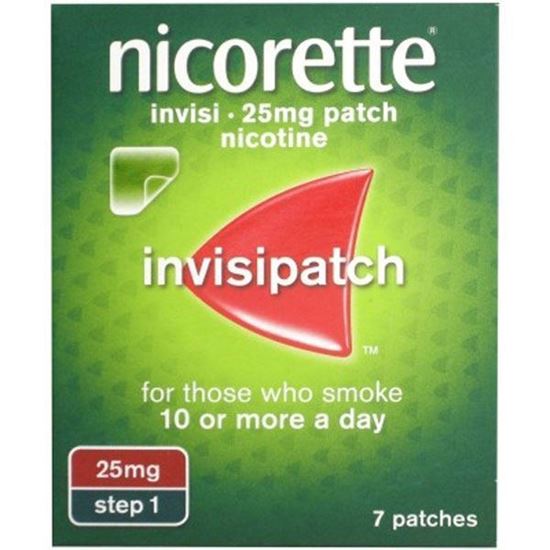Picture of Nicorette Invisi 25mg Patch Step 1 7 Patches