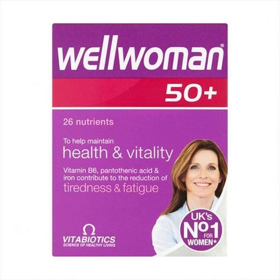 Picture of Vitabiotics Wellwoman 50+ 30 Tablets