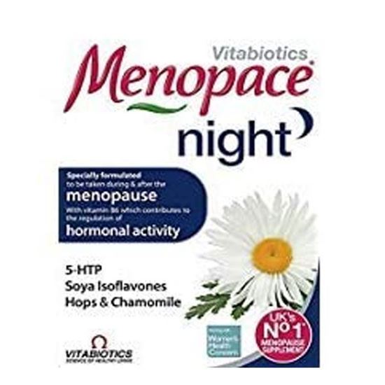 Picture of Vitabiotics Menopace Night Tablets - 30 Capsules