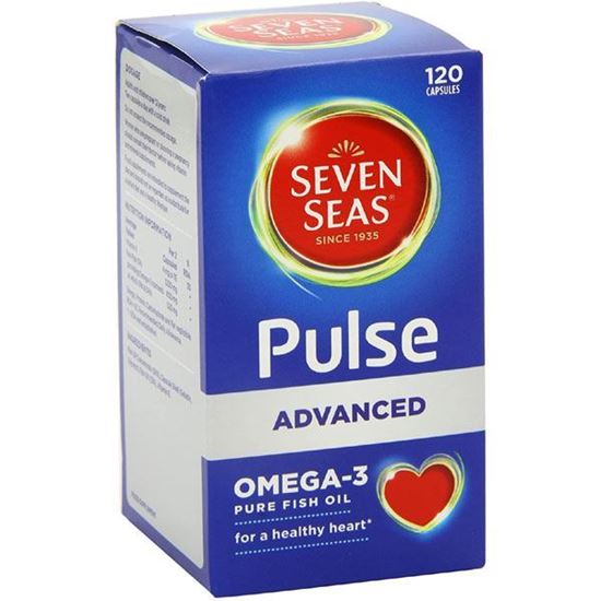 Picture of Seven Seas Pulse Advanced Tri-Omega 120 Capsules