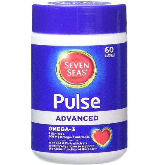 Picture of Seven Seas Pulse capsules advanced omega 3 60 pack