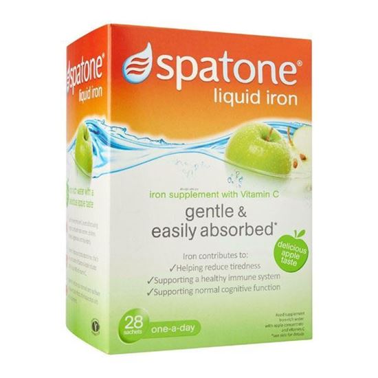 Picture of Spatone Apple Liquid Iron Supplement 28 Sachets
