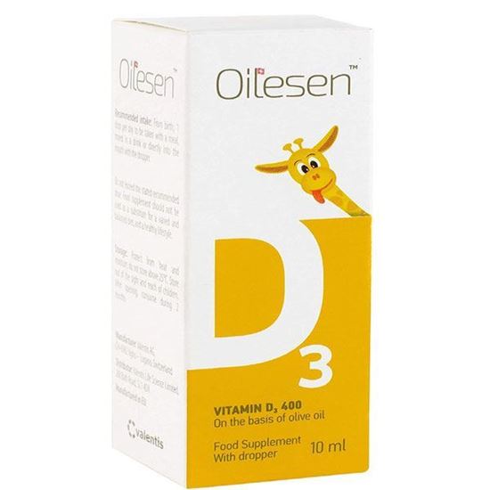 Picture of Oilesen Vitamin D3 400, Drops, 10ml 10ml