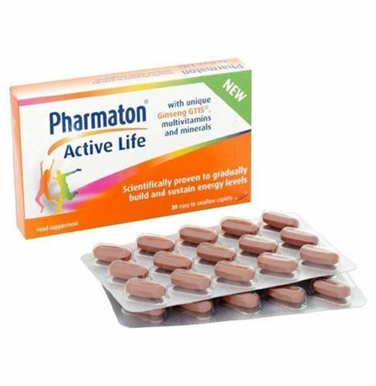 Picture of PHARMATON NEW ACTIVE LIFE WITH UNIQUE GINSENG G115 & MULTIVITAMINS AND MINERALS - 30 CAPS