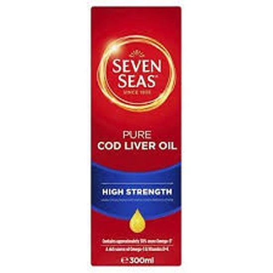 Picture of Seven Seas Pure Cod Liver Oil High Strength 300ml