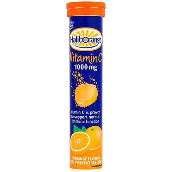 Picture of Haliborange Effervescent Vitamin C Orange 1000mg 20 Tablets