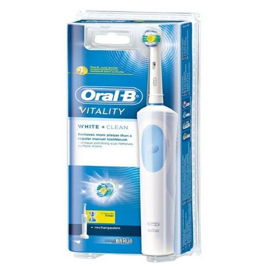Picture of Braun Oral-B Vitality White & Clean Rechargeable Electric Toothbrush with Timer