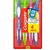 Picture of Colgate Toothbrush Extra Clean -Medium Bristles Soft Grip 4 pack