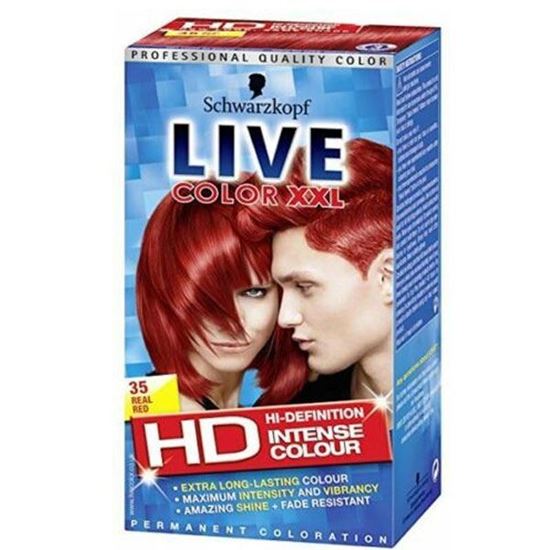 Picture of Schwarzkopf Hair Color LIVE XXL - 35 Real Red