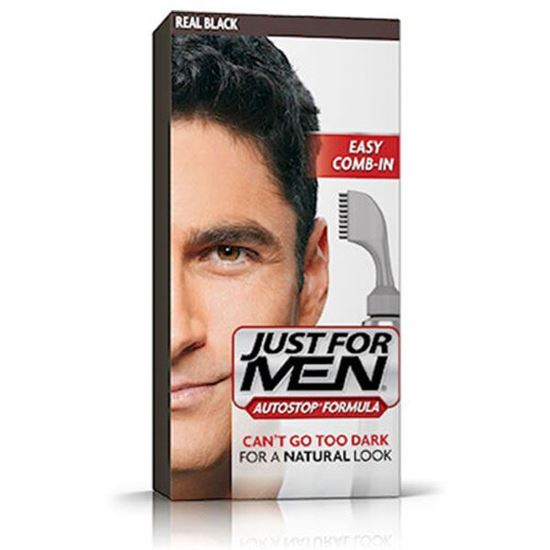 Picture of Just For Men Auto Stop Mens Hair Colouring Dye Colour BLACK AutoStop A55