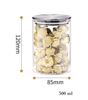 Picture of Aminno 500ml High borosilicate glass sealed storage jar with Stainless Steel Lid
