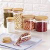 Picture of Aminno 1000ml High borosilicate glass sealed storage jar with wooden lid