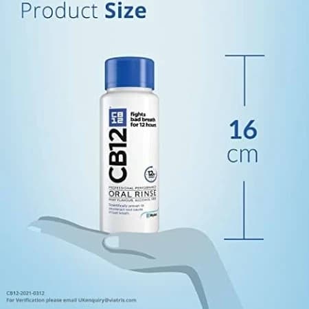 CB12 Mint-Menthol Mouthwash 250ml