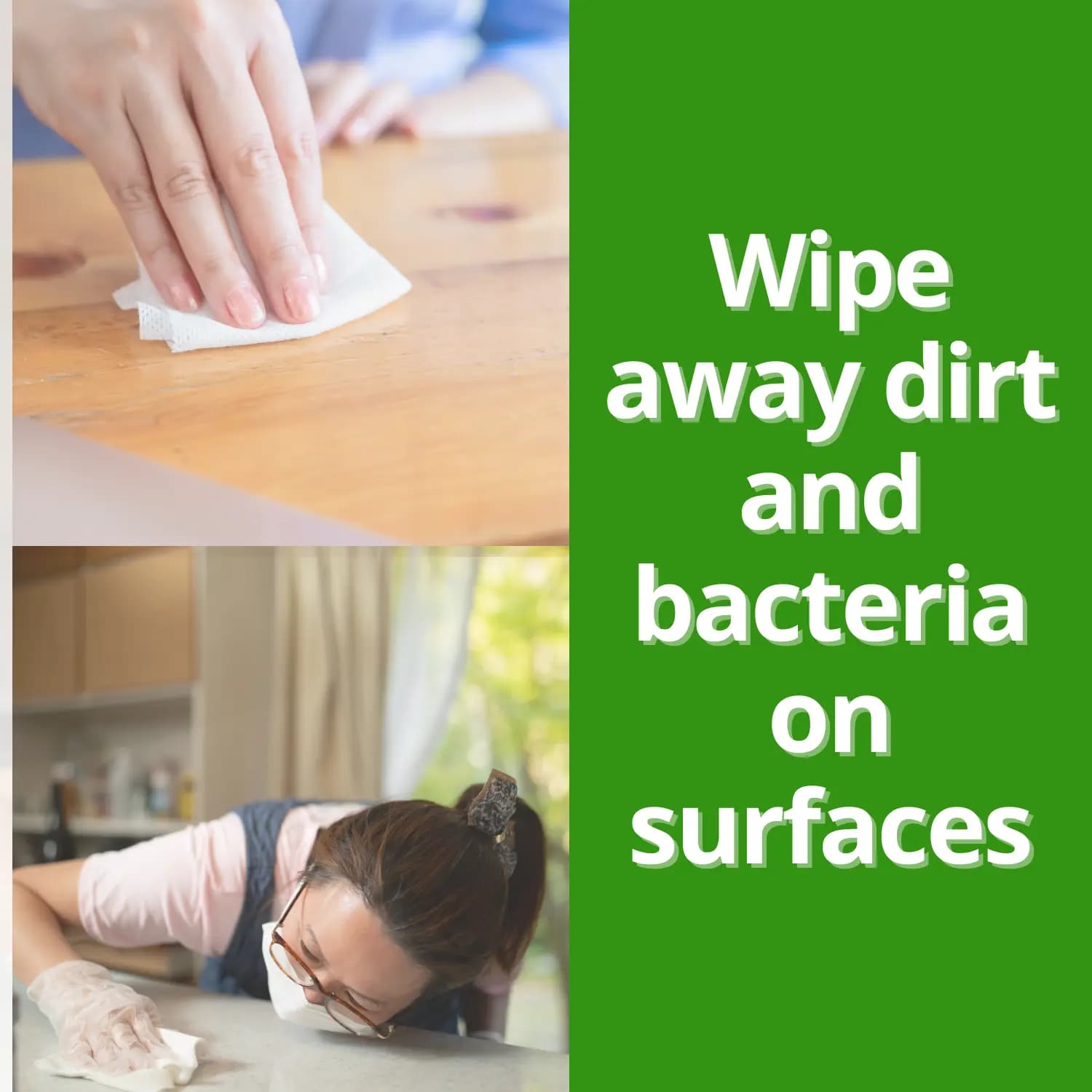 Dettol 2 in 1 Anti-Bacterial For Hands & Surfaces 15 Wipes