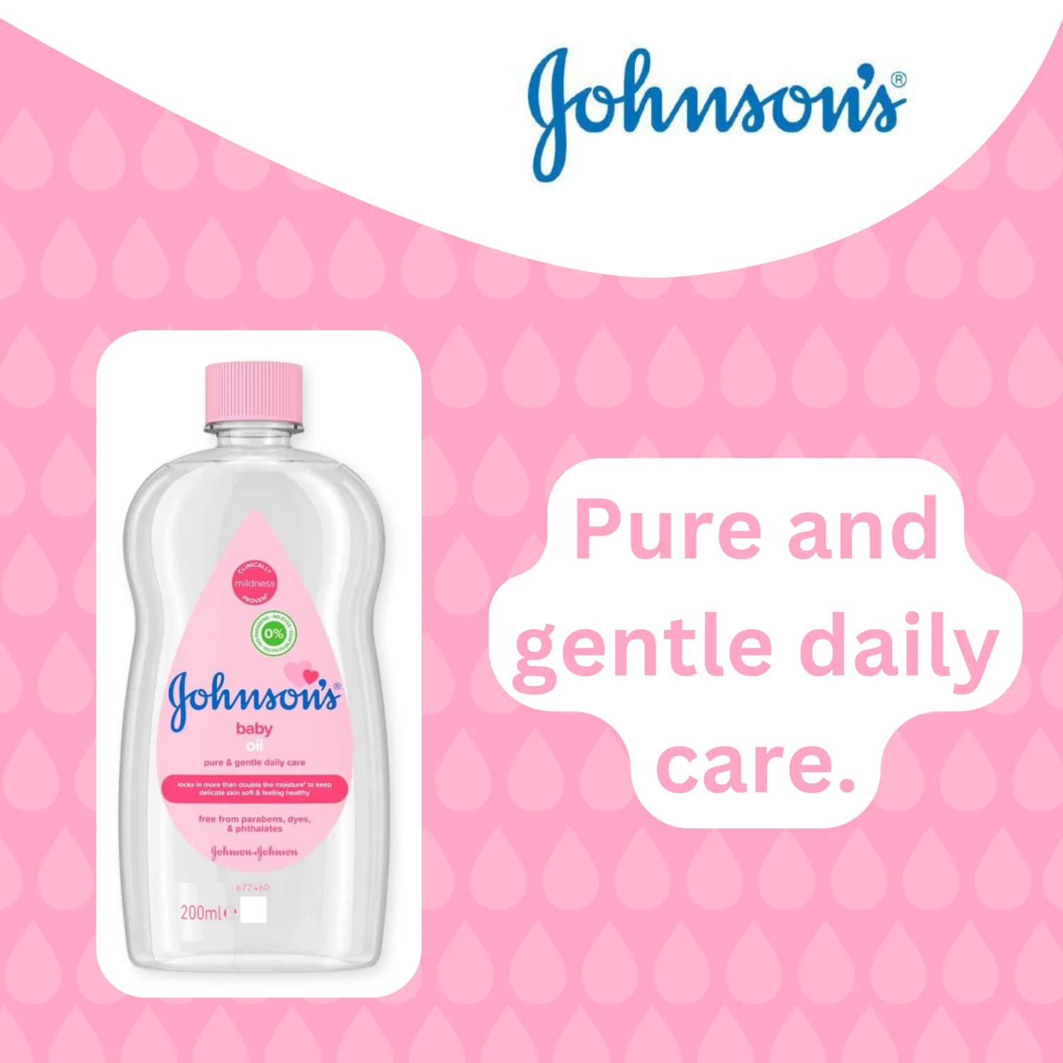 Johnson’s Baby Oil 200ml