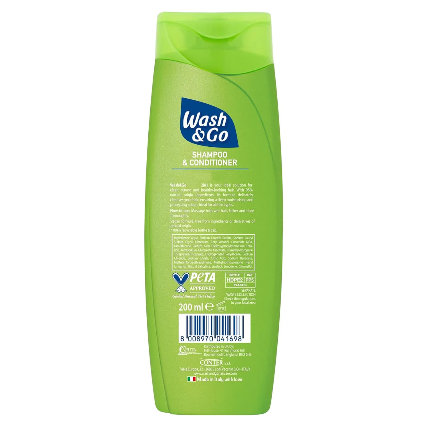 Wash & Go 2in1 Shampoo & Conditioner Classic 200ml