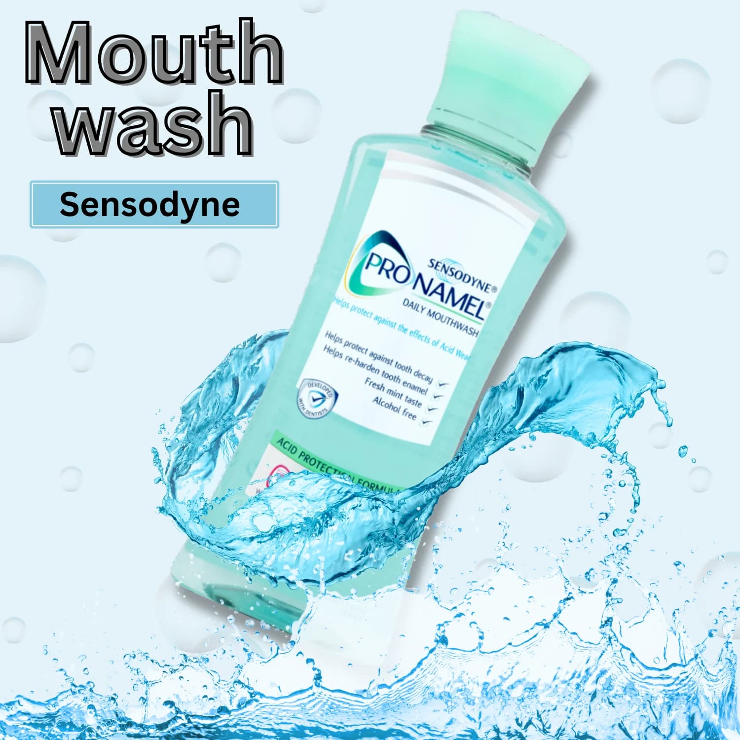 Sensodyne Pronamel Daily Enamel Care Mouthwash 250ml
