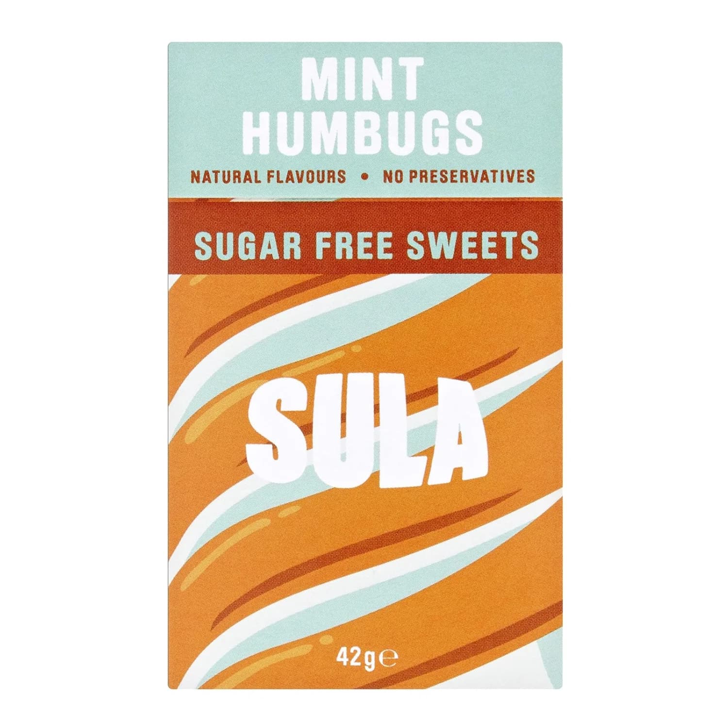 Sula Mint Humbugs Sugar Free Sweets 42g