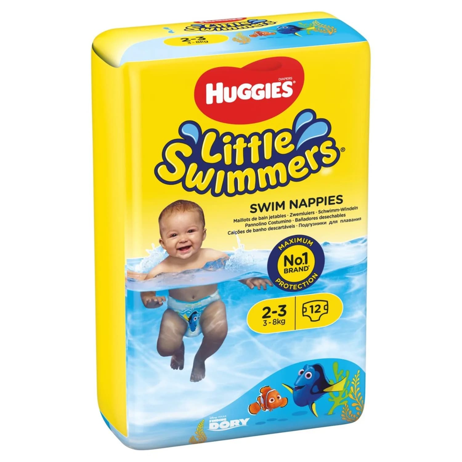 Huggies Little Swimmers Swim Nappies, Size 2-3