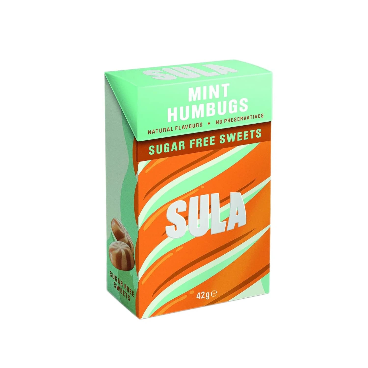Sula Mint Humbugs Sugar Free Sweets 42g