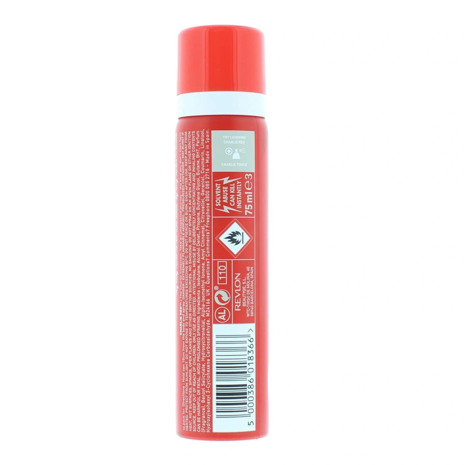 Charlie Red Body Spray 75ml