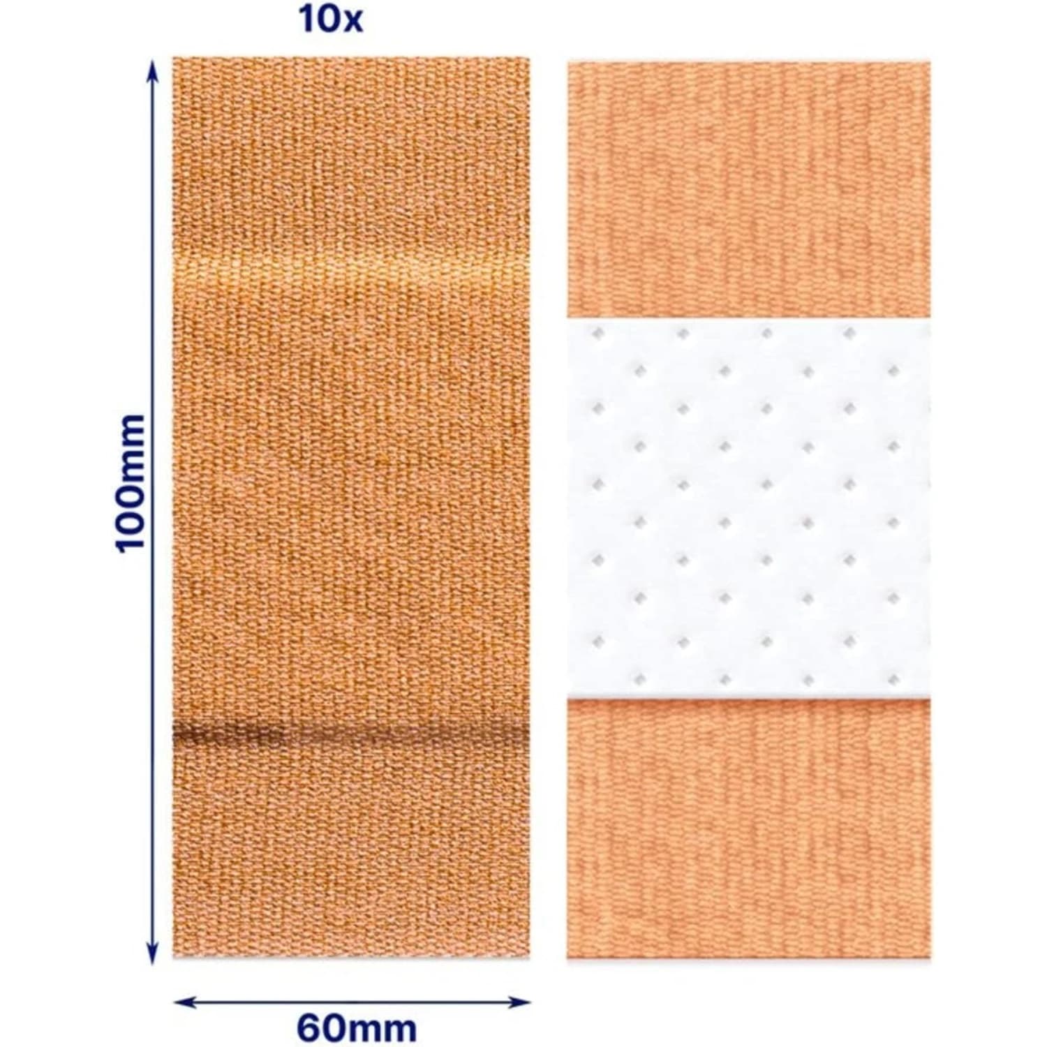 Elastoplast Fabric Strips 6cm x10cm