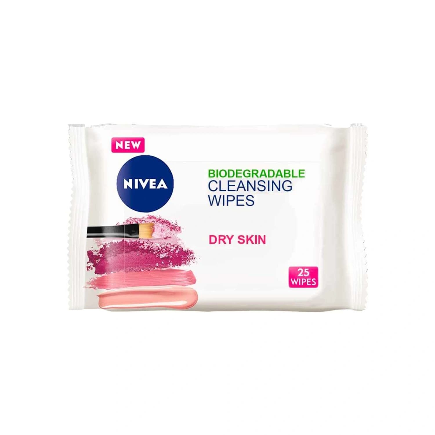 Nivea Biodegradable Cleansing Face Wipes 25 Pack