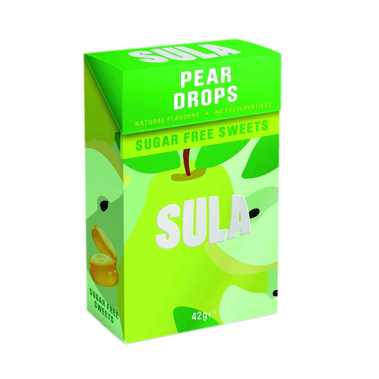 Sula Pear Drops Sugar Free Sweets 42g
